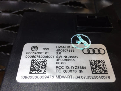 05 06 07 08 Audi A6 C6 Theft Locking Control Module OEM 4f0907335
