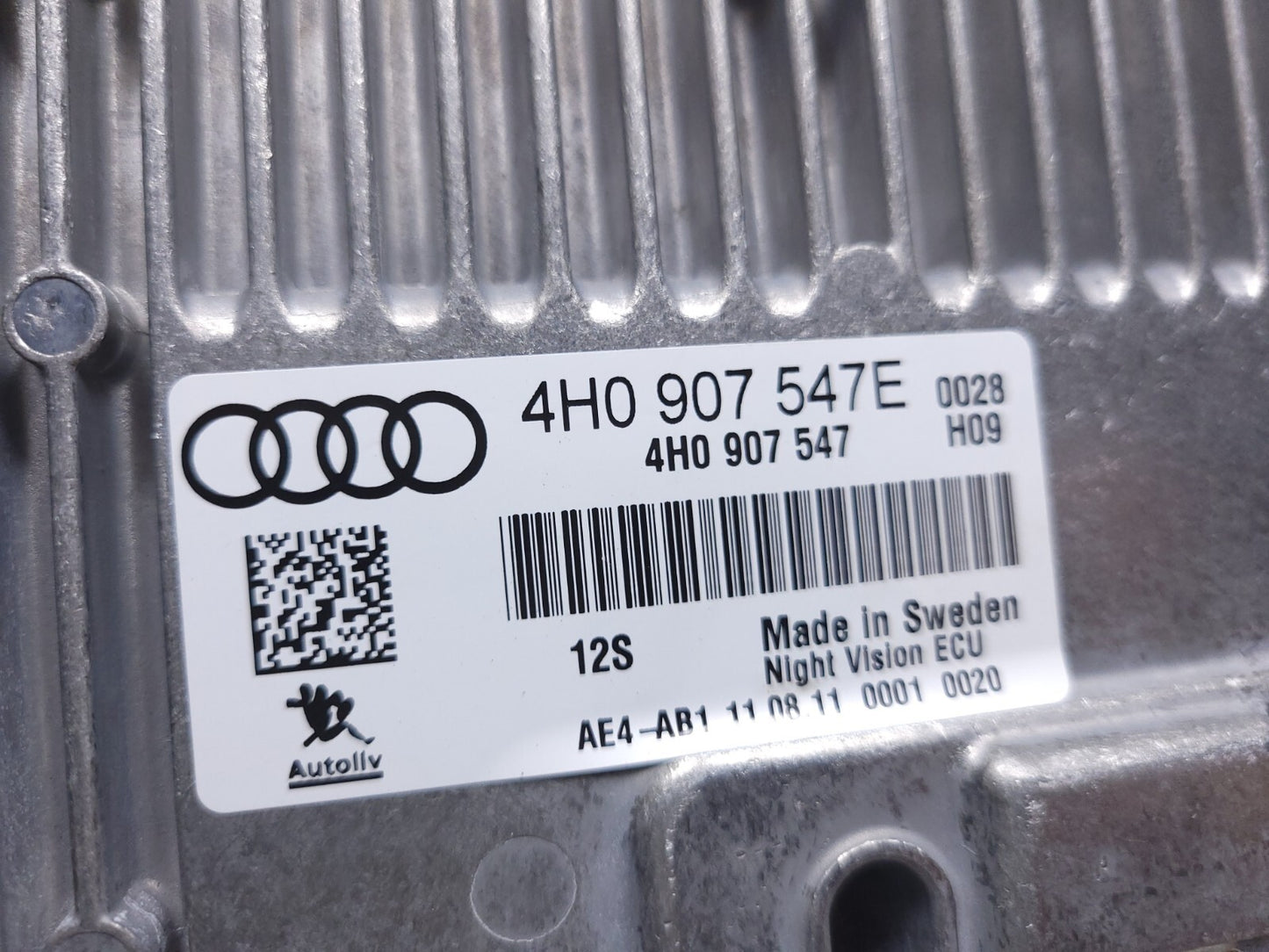 2012 Audi A7 Night Vision Control Module OEM 4h0907547e