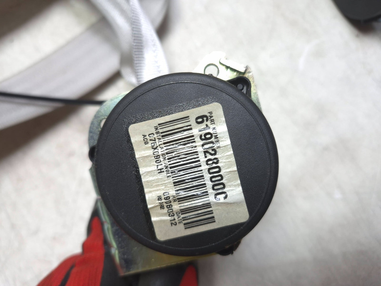 2012 Nissan Leaf Rear Seat Belt Retractor Left & Right OEM