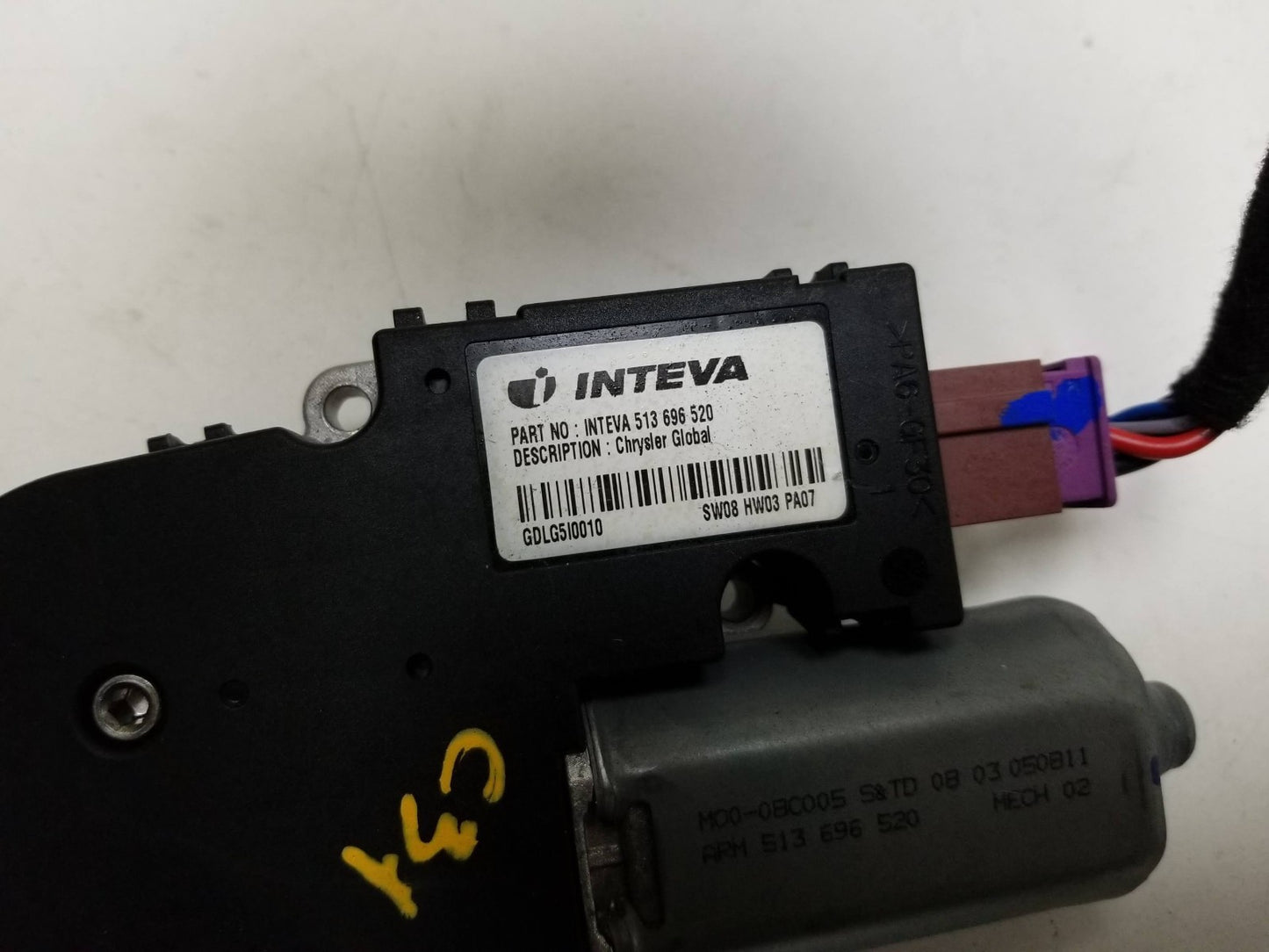 2012 Jeep Grand Cherokee Sun Roof Sunroof Motor OEM