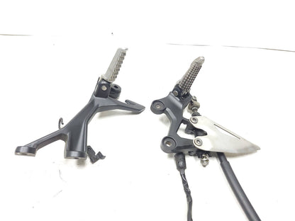 19 - 23 Kawasaki Z400 Er400 Right Side Foot Peg W Rear Brake Master Cylinder OEM