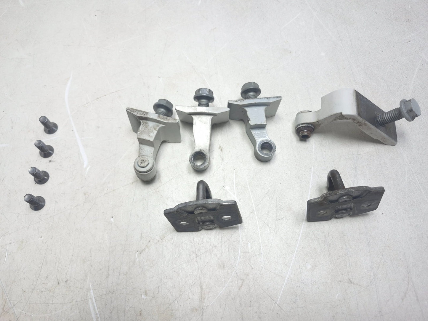 2013 BMW 328i F30 Sedan Rear Door Hinge W/ Striker Right Passenger Side Set OEM