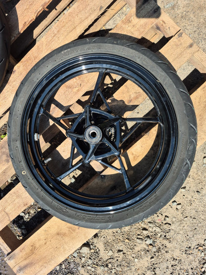 2019 Kawasaki Z400 Er400d Wheel Rim & Tire Front & Rear * Straight * OEM