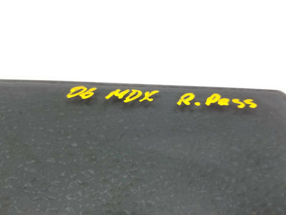 2006 Acura Mdx Door Window Glass Rear Passenger Side Right OEM