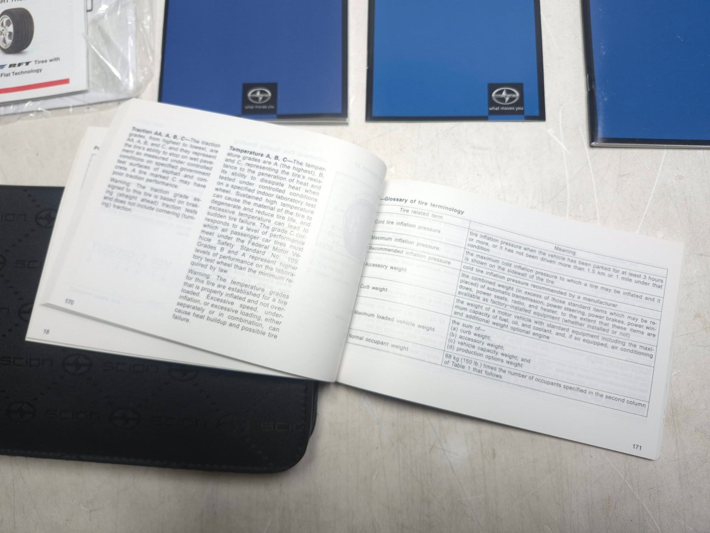 2010 Scion Tc Manual Owner OEM