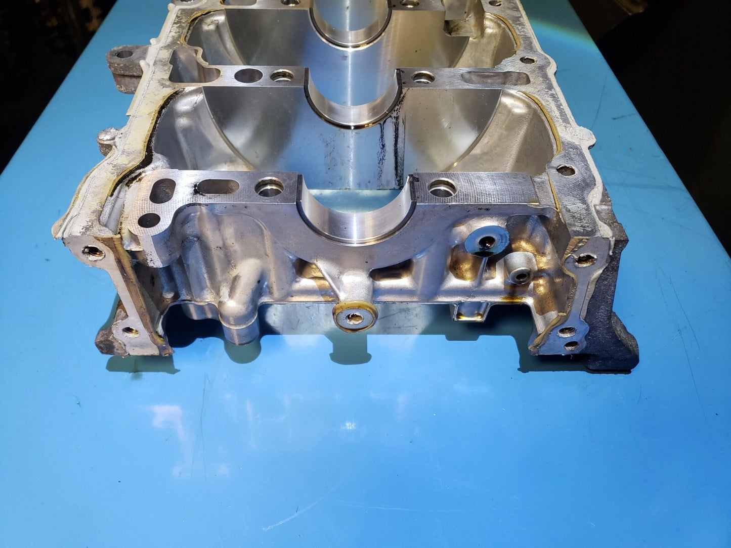 2014 Mazda 3 2.0l Engine Crankshaft Lower Block Housing OEM