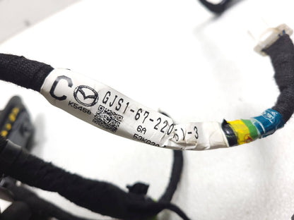 2014 - 2017 Mazda 6 Rear Door Wire Harness Driver Side Left Gjs1-67-220 OEM