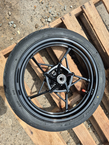 2019 Kawasaki Z400 Er400d Wheel Rim & Tire Front & Rear *straight* OEM