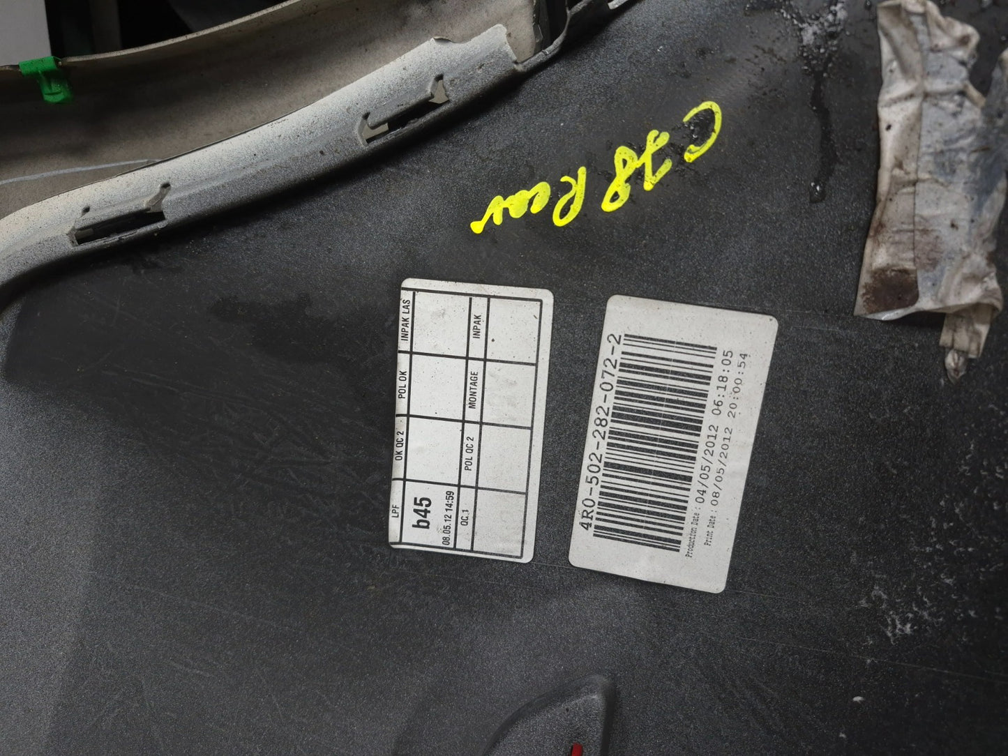 2012 Volvo C30 Rear Bumper Cover OEM