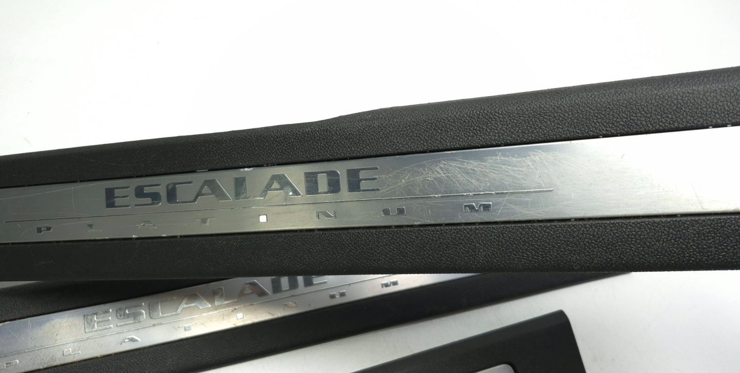 2013 Cadillac Escalade Esv Platinum Door Sill Plate Front & Rear 4 Pcs OEM