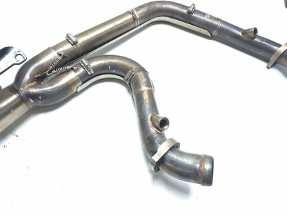 2008 Harley-davidson Dyna Fat Bob Fxdf Exhaust Muffler Two Brothers