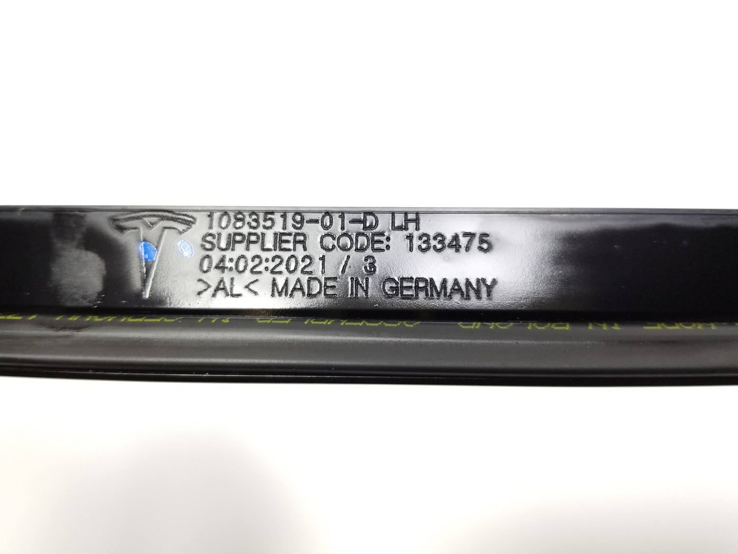 2021 Tesla Model 3 Roof Molding Left & Right Pair OEM