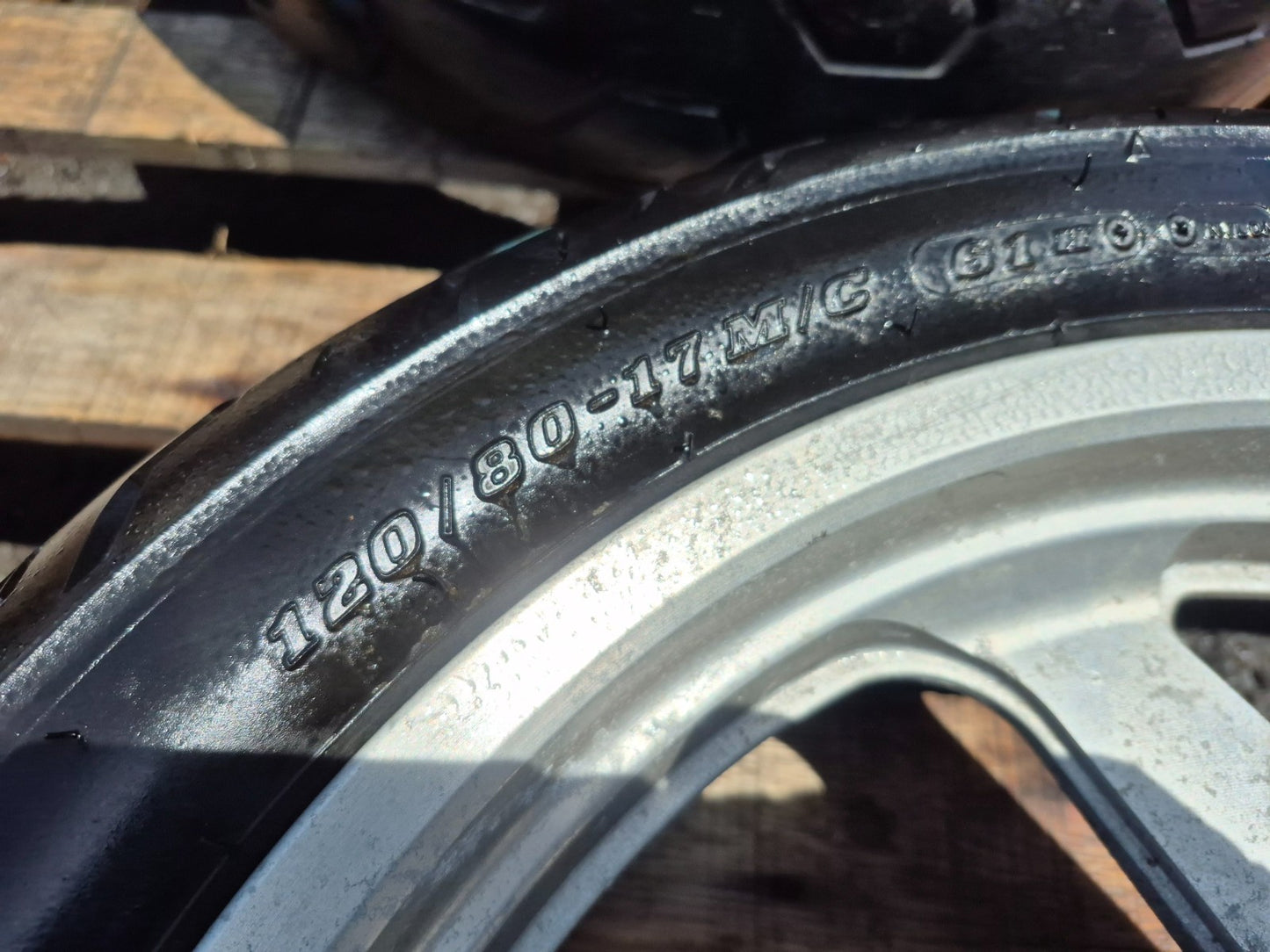 1997 Honda Magna Vf750 Front & Rear Wheel Rim OEM