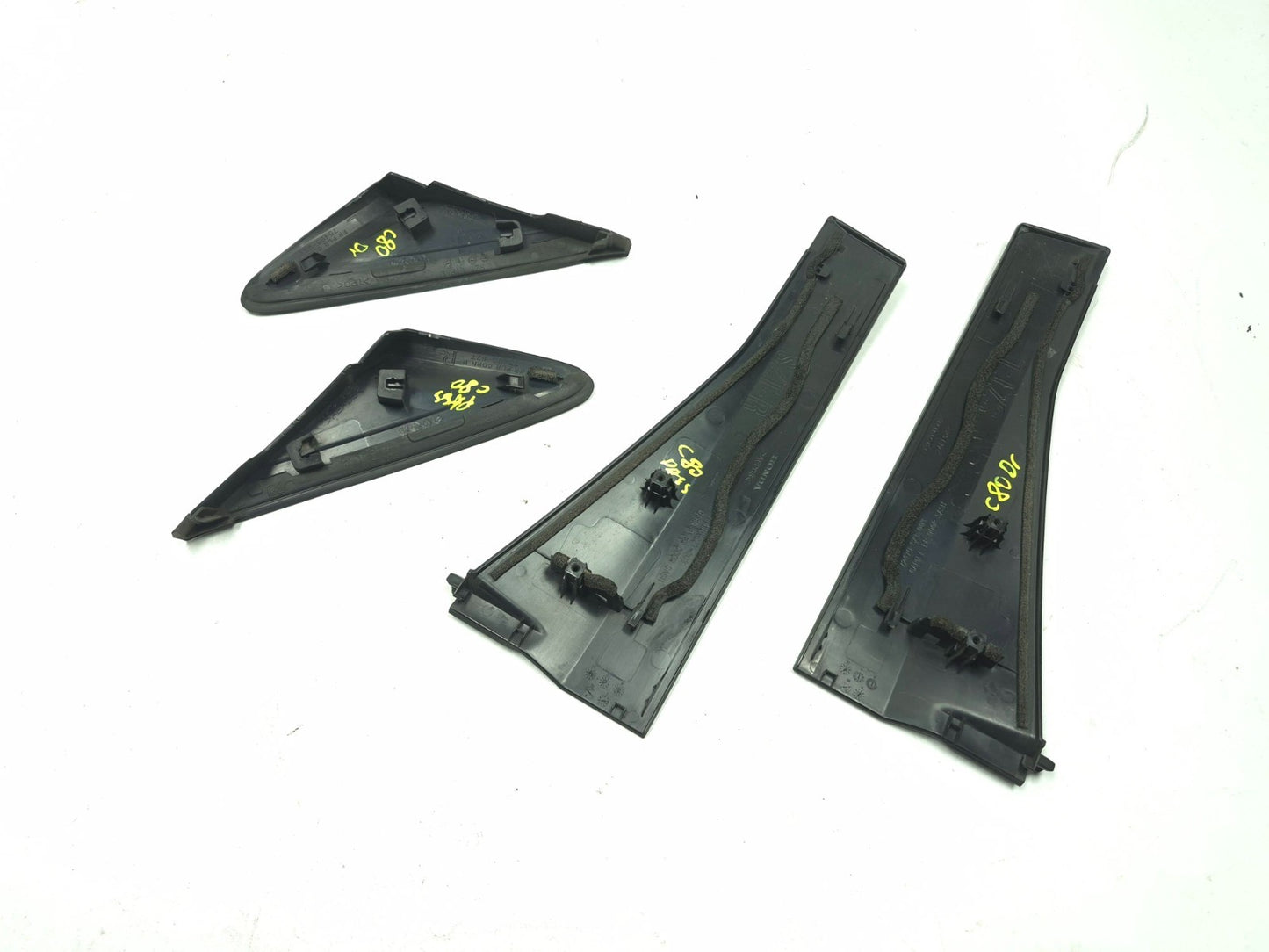 2014 Honda Cr-z Door Pillar Corner Molding Left & Right 4pcs OEM