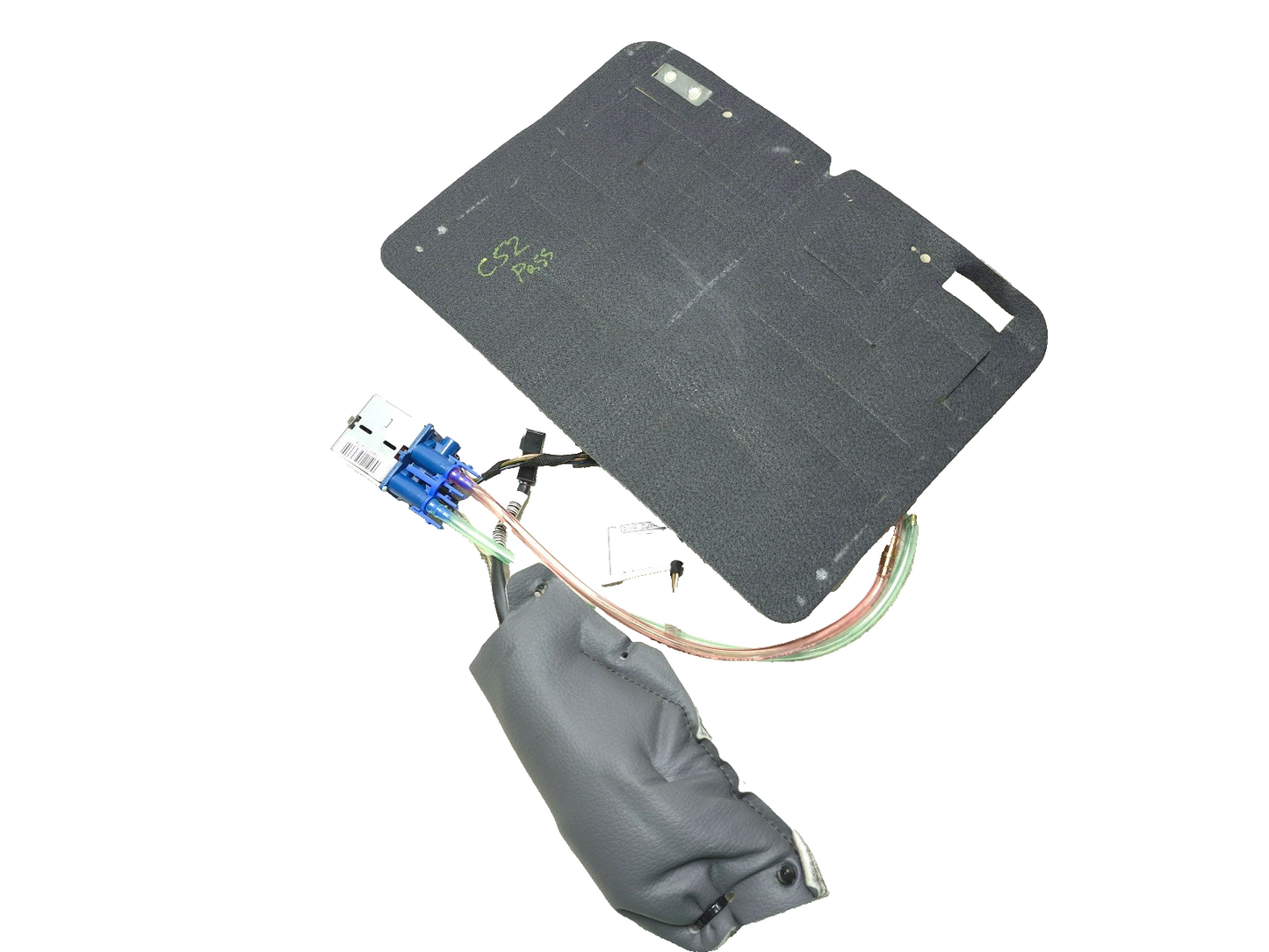 2008 BMW X6 E71 Front Right Seat Lumbar Support Pad & Pump OEM