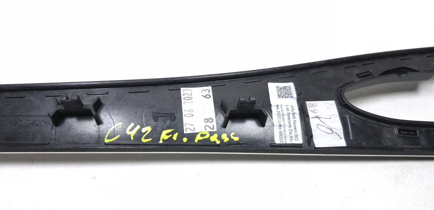 2024 Alfa Romeo Stelvio Front Door Molding Trim Panel Passenger Side Right OEM