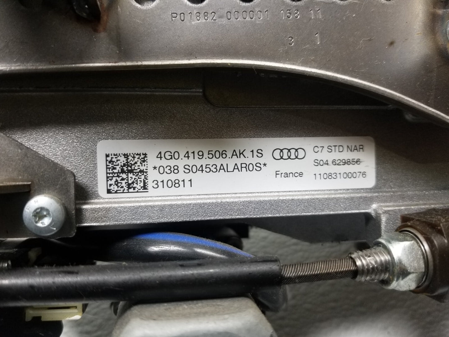 2012 Audi A7 S7 Prestige Steering Column OEM 4g0419506ca