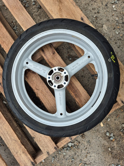 1999 Suzuki Katana 750 Gsx750f Wheel Rim W/ Tire Front & Rear OEM