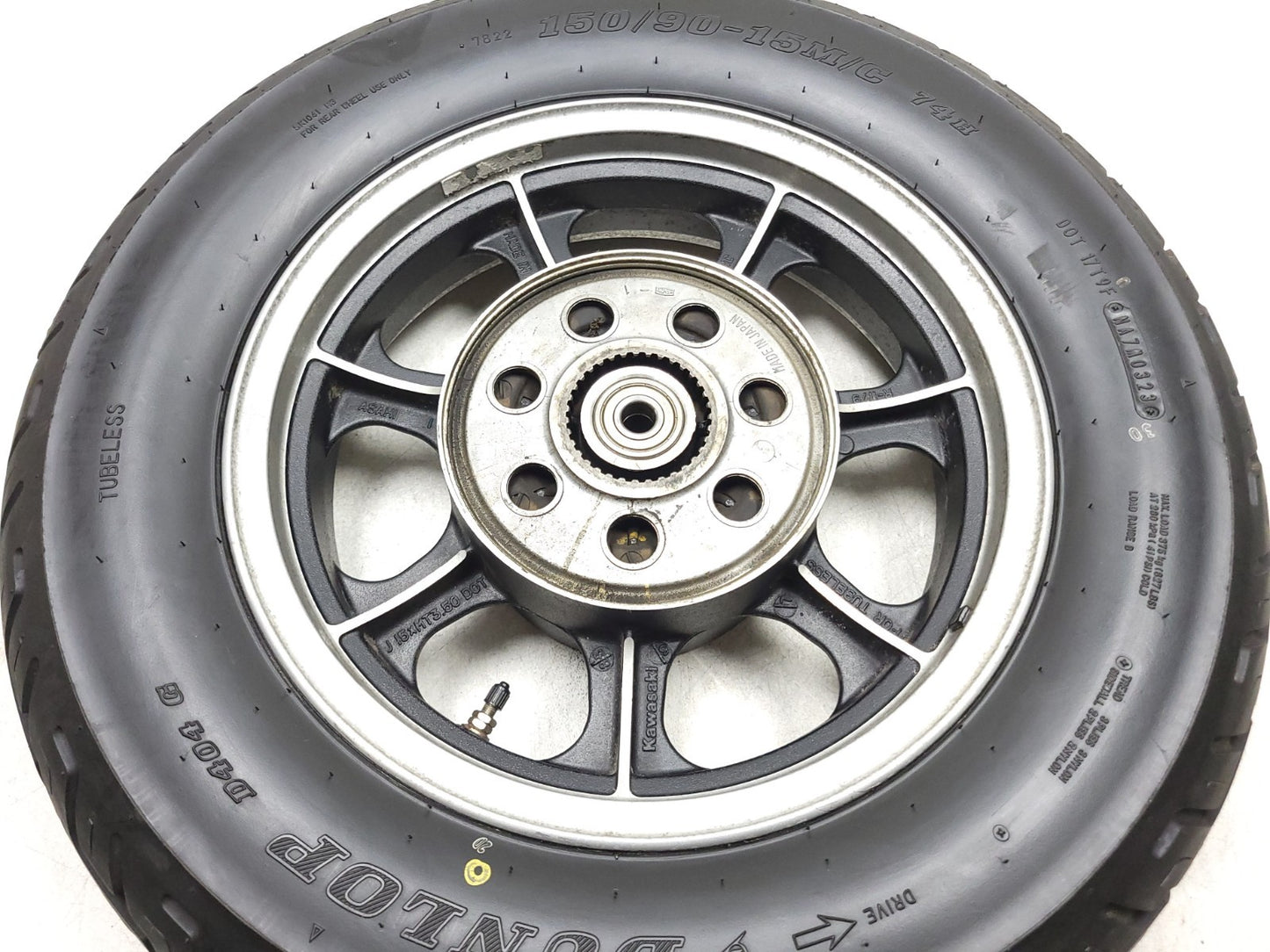 1986 Kawasaki Vulcan 750 Vn750 Front &rear Wheel Pair OEM