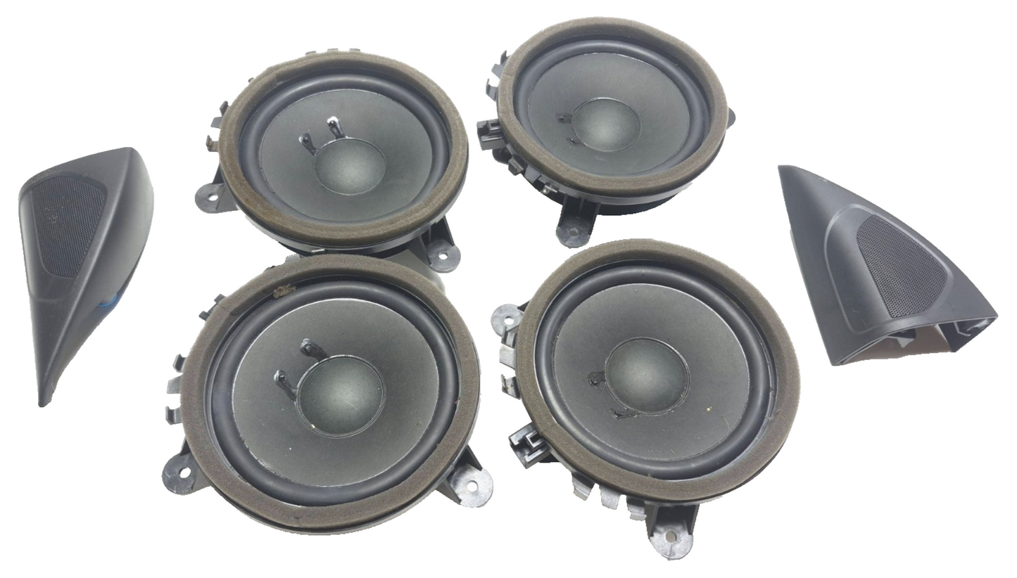 2013 Volvo S60 Door Speaker 4pcs W/ Trim Grille 2pcs OEM