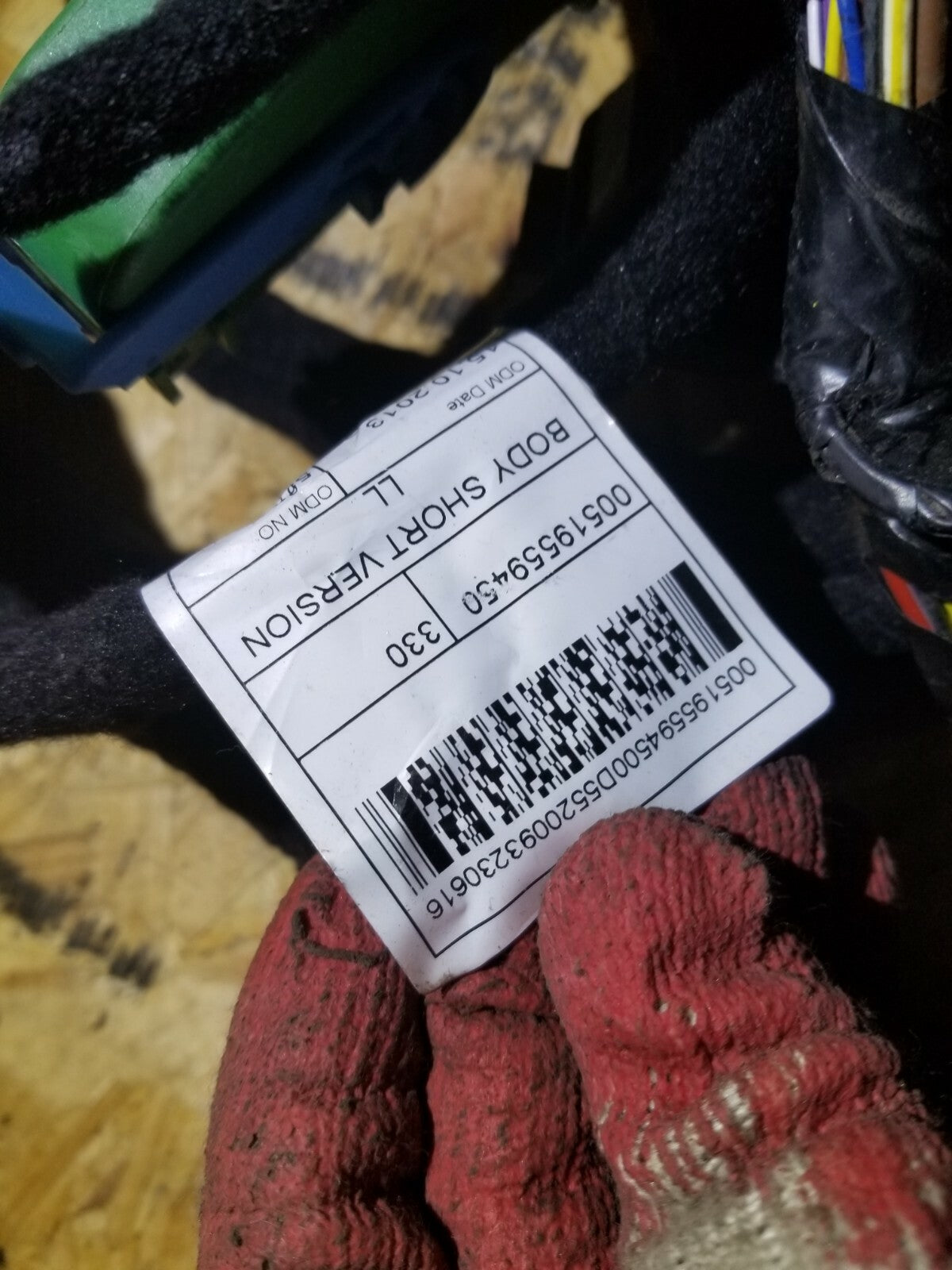 2014 Fiat 500l Interior Body Wire Harness OEM
