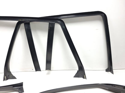 07 - 13 BMW X5 Interior Door Window Chanel Frame Cover Trim 4pcs OEM