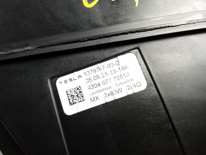 2021 Tesla Model 3 Rear Subwoofer 1079747-00-d OEM