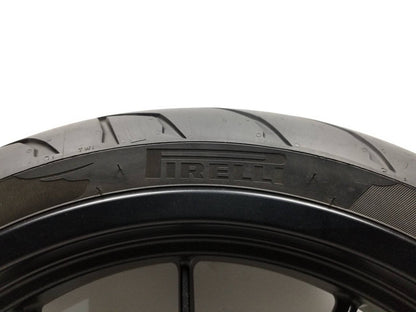 20 - 24 Benelli 302s Front Wheel Rim & Tire 120/70r17 Straight OEM 1609 Miles