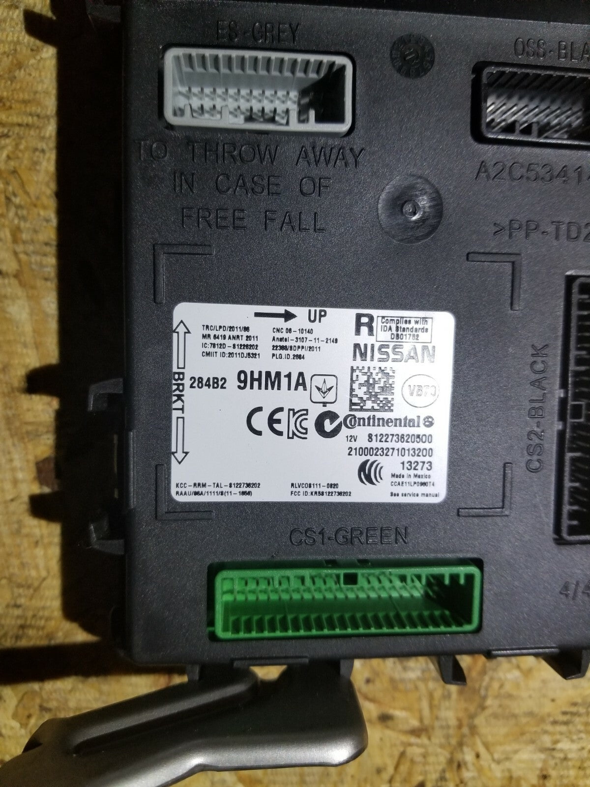 13 14 15 Nissan Altima Body Control Module Bcu Bcm 284b2-9hm1a OEM 57k