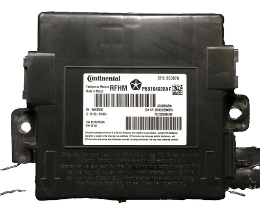 2013 Dodge Dart Theft Locking Hub Receiver OEM