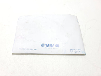 2007 Yamaha Xvs 1300 V-star User Guide OEM