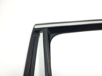 14-18 BMW X5 F15 Door Window Chanel Trim & Seal Rear Driver Side Left 2pcs OEM