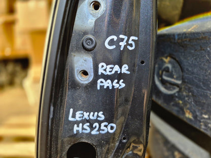 2010 Lexus Hs250h Rear Door Right Passenger Side OEM