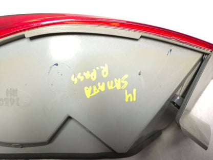 2013 Hyundai Sonata Outer Tail Light Passenger Side Right OEM