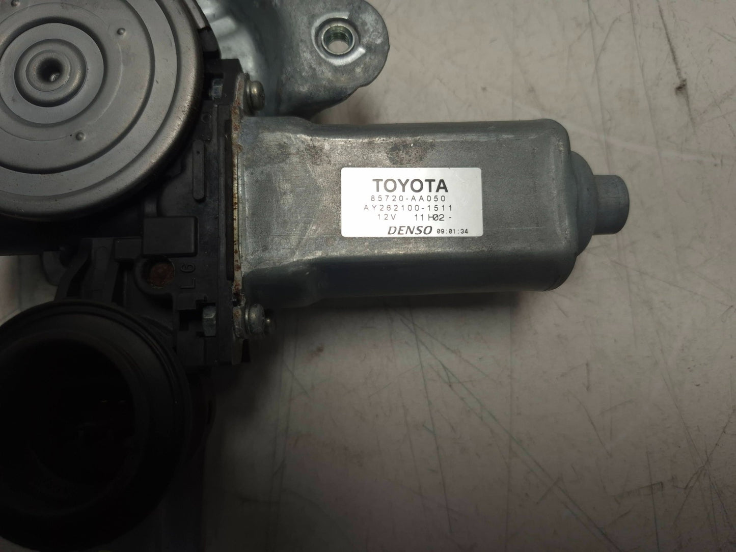 2007 Toyota Corolla Window Regulator Motor Rear Passenger Side Right OEM