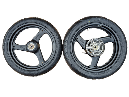 2006 Suzuki Gs500 Wheel Rim W/ Tire Rear & Front Pair R17 OEM