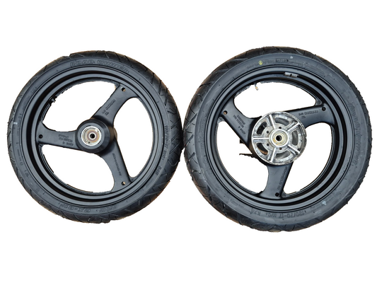 2006 Suzuki Gs500 Wheel Rim W/ Tire Rear & Front Pair R17 OEM