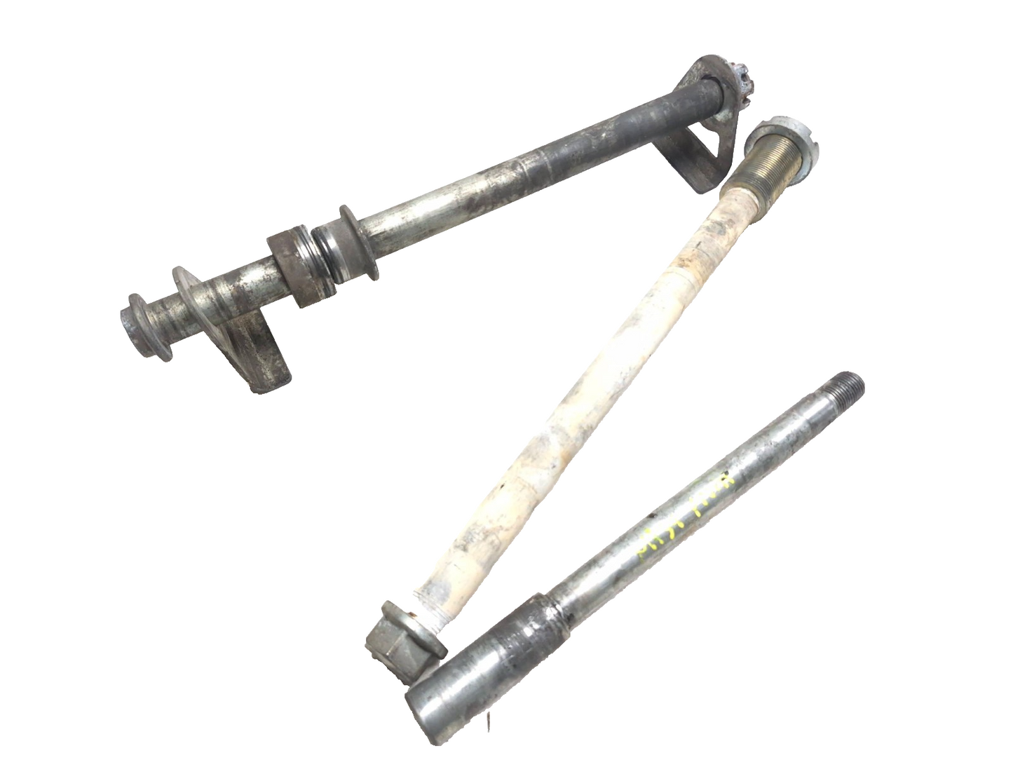 2003 Suzuki Sv 650 Wheel Axle Front & Rear & Swingarm Bolt 3 Pcs OEM