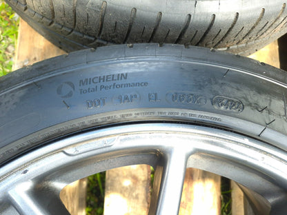 2019 Tesla Model 3 Wheel Rim W/tire Michelin 235/45/r18 18x8.5j 5.8/32 4 Pcs OEM