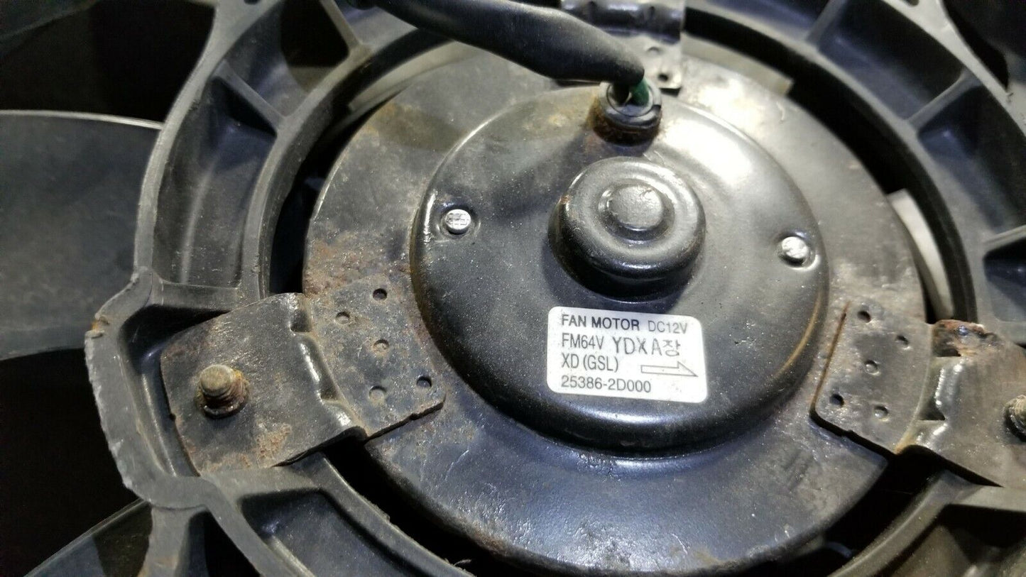 2001-2006 Hyundai Elantra Radiator Fan W/motor Condensor Fan Right Side OEM