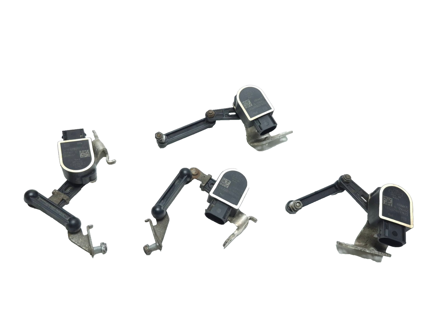 2011 BMW 750li Headlight Level / Ride Height Suspension Sensor 4pcs Oem✅