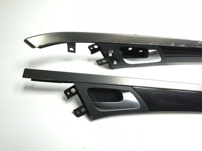 2008 Acura Tl Type-s Interior Door Handle W/ Molding Trim 3pcs OEM