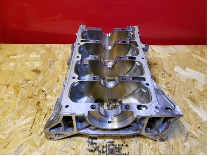 2014 Mazda 3 2.0l Engine Crankshaft Lower Block Housing OEM
