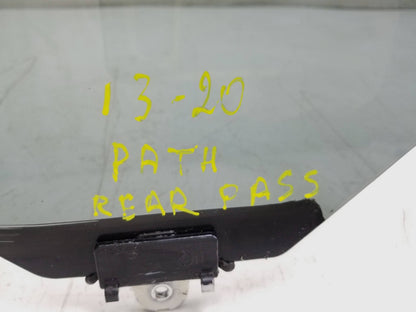 2013 - 2020 Nissan Pathfinder Rear Door Window Glass Passenger Side Right OEM