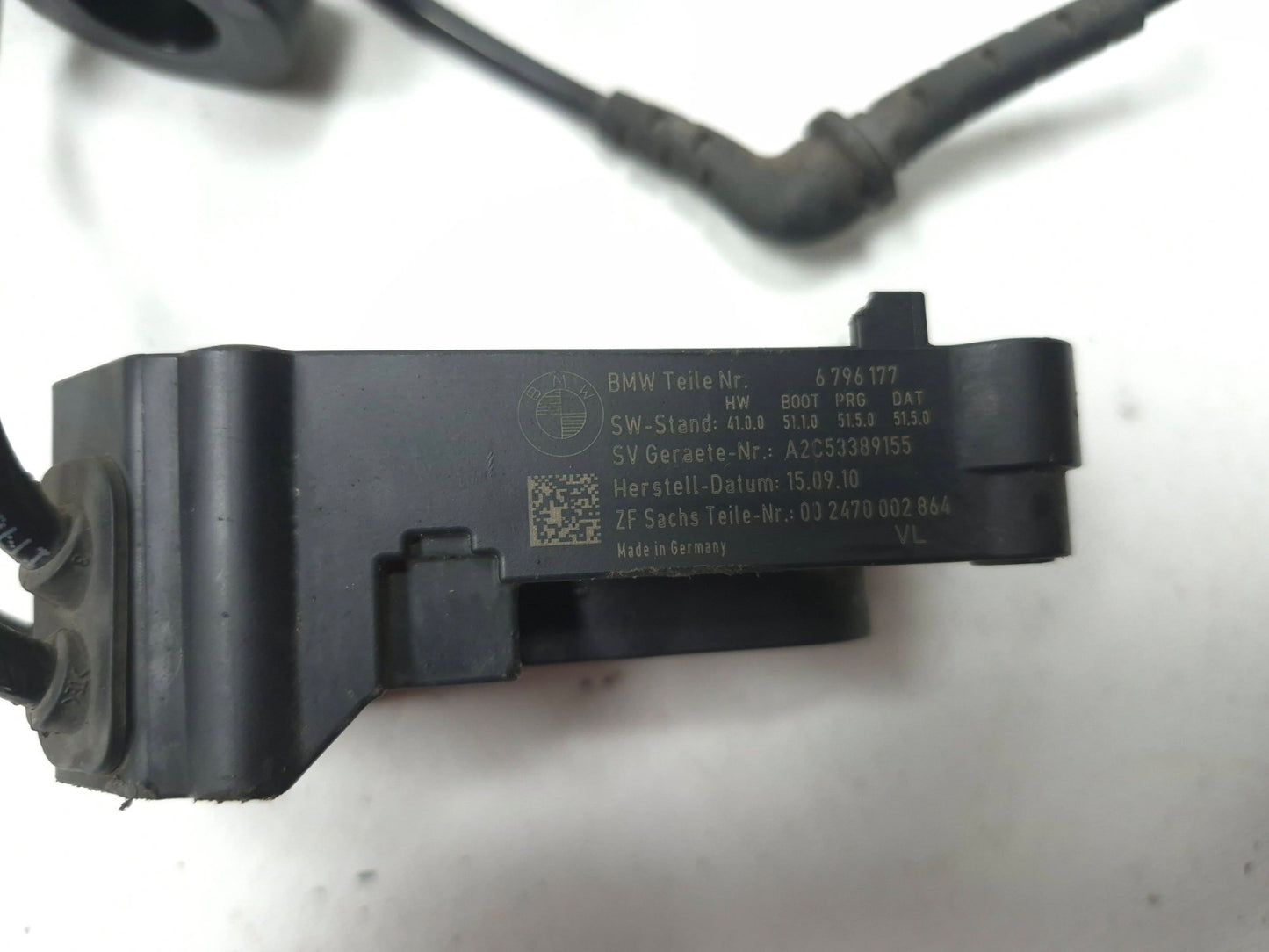 2011 BMW 750li Front Shock Strut Sensor Control Module Driver Side Left OEM