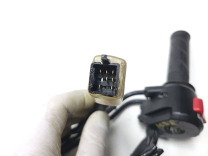 2014 2015 Honda Interceptor Vfr800 Right Throttle Grip W/kill Switch & Cable OEM