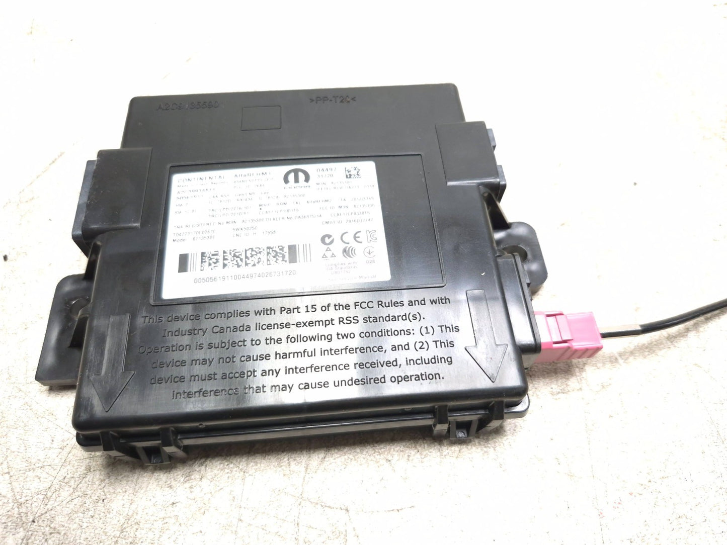 2021 Alfa Romeo Giulia Kyeless Control Module Antenna 82135300 Oem✅