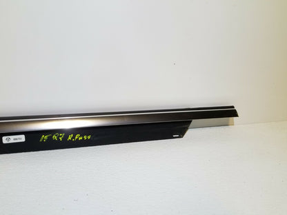 2015 Audi Q7 Rear Door Window Belt Molding Right Passenger Side OEM
