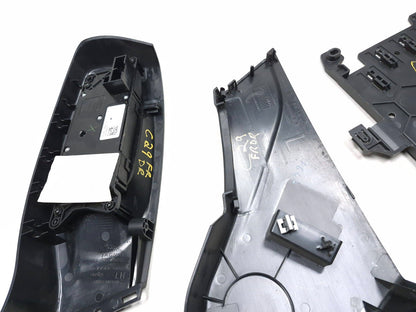 2017 Jaguar Xe Front Left Driver Seat Trim Cover & Switch 5pcs OEM
