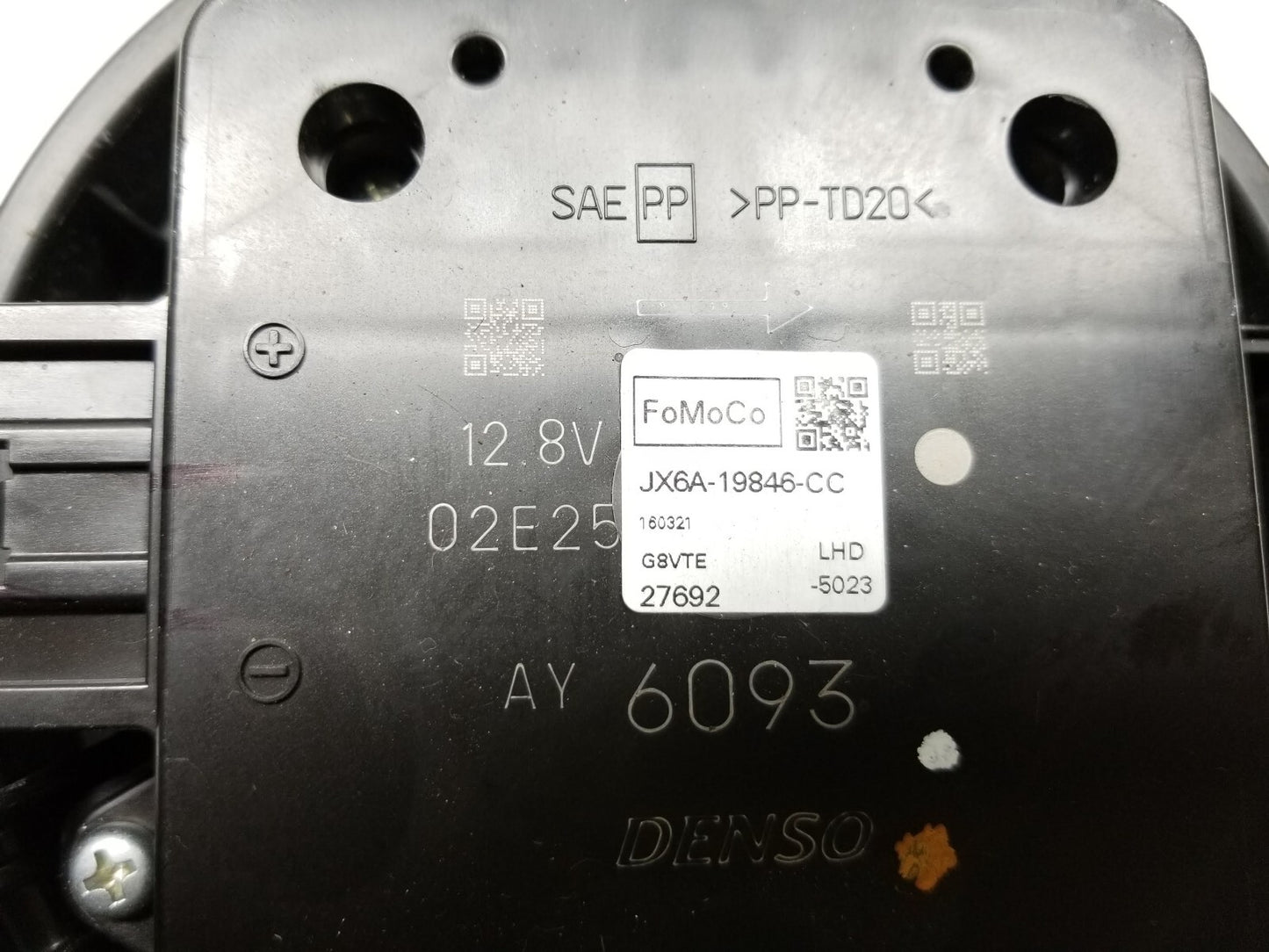 2021 Ford Bronco Heater Blower Motor OEM